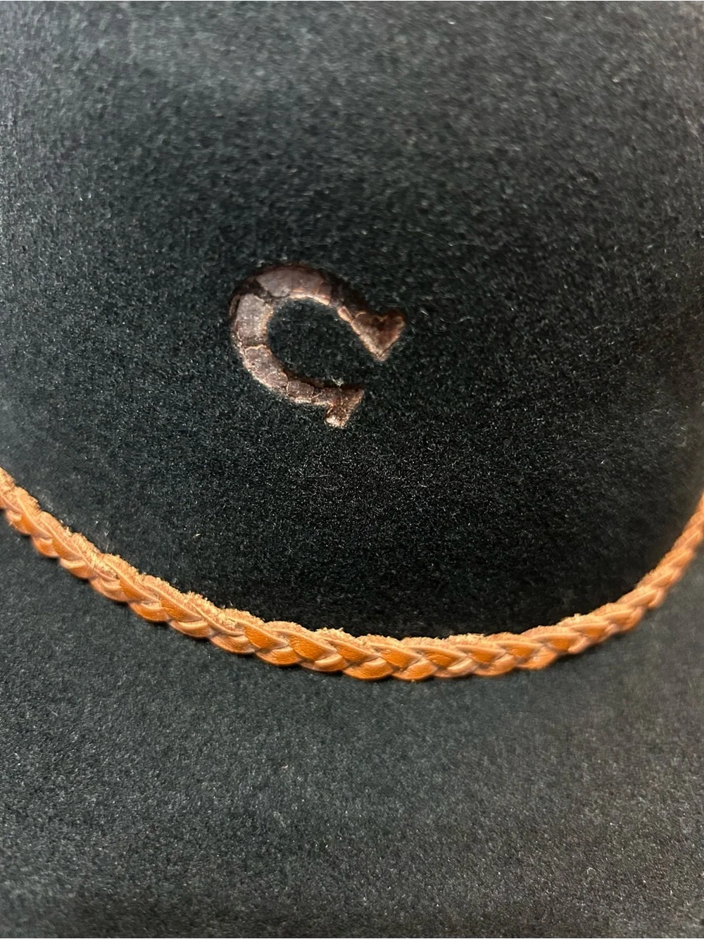 CHARLIE 1 HORSE WOMEN'S BLACK TEXAN WANDERLUST HAT Sz L
